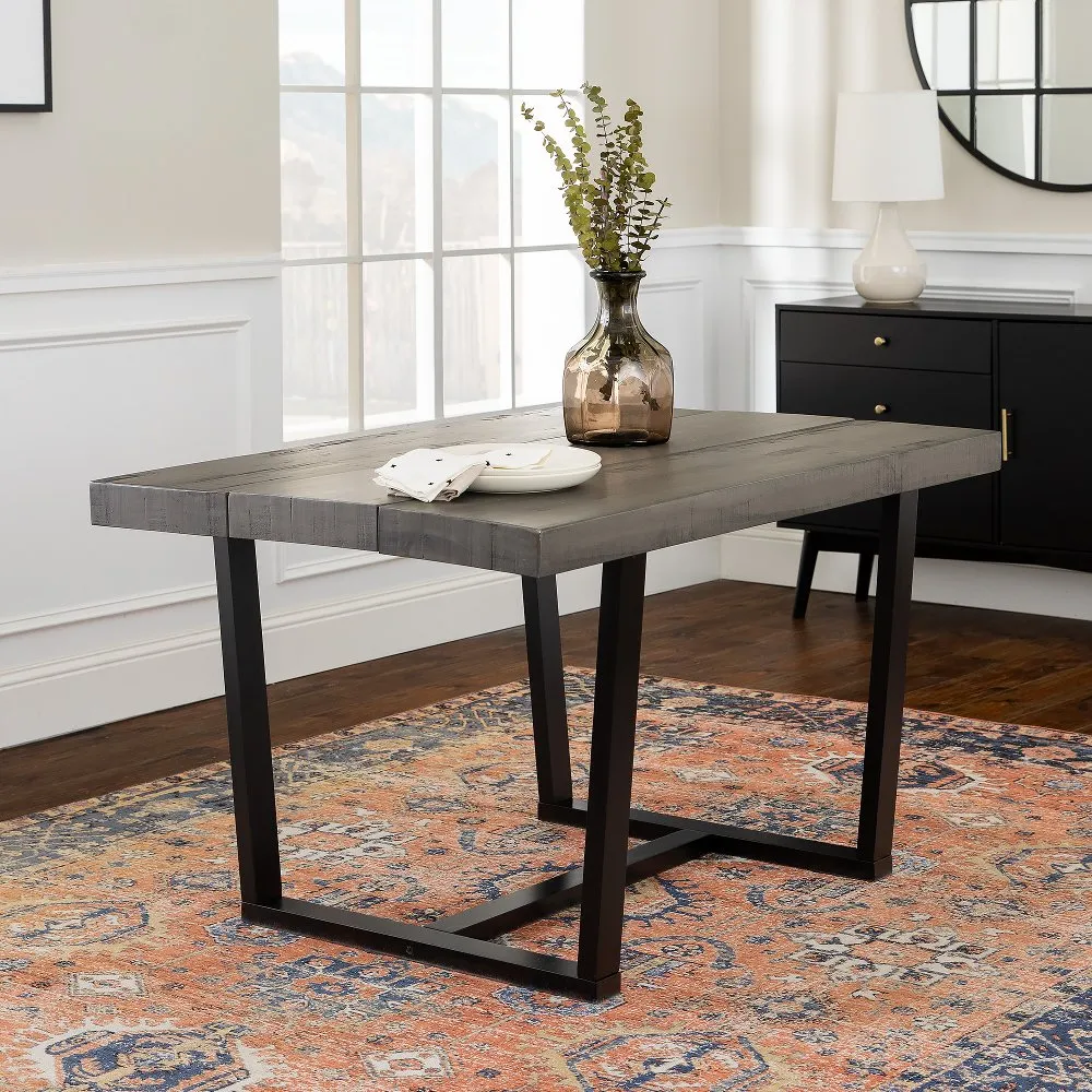 Durange Rustic Gray Dining Room Table - Walker Edison