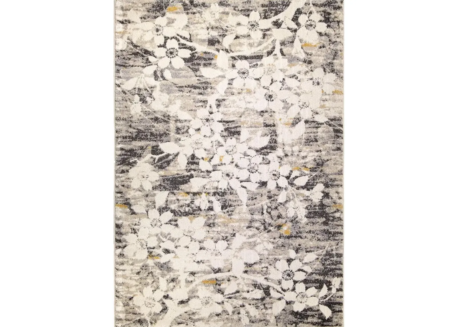 Studio 5 x 8 Asian Garden Light Gray Area Rug