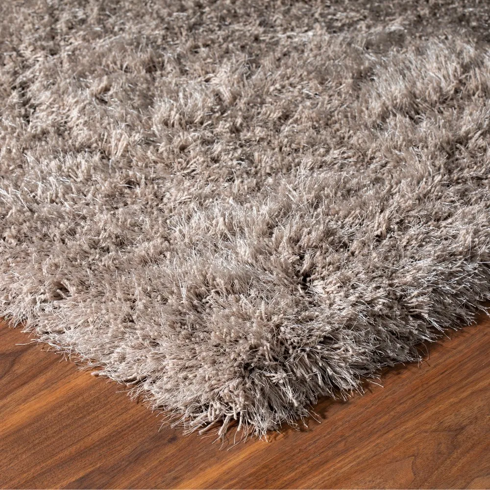 Impact 5 x 8 Mushroom Brown Shag Rug