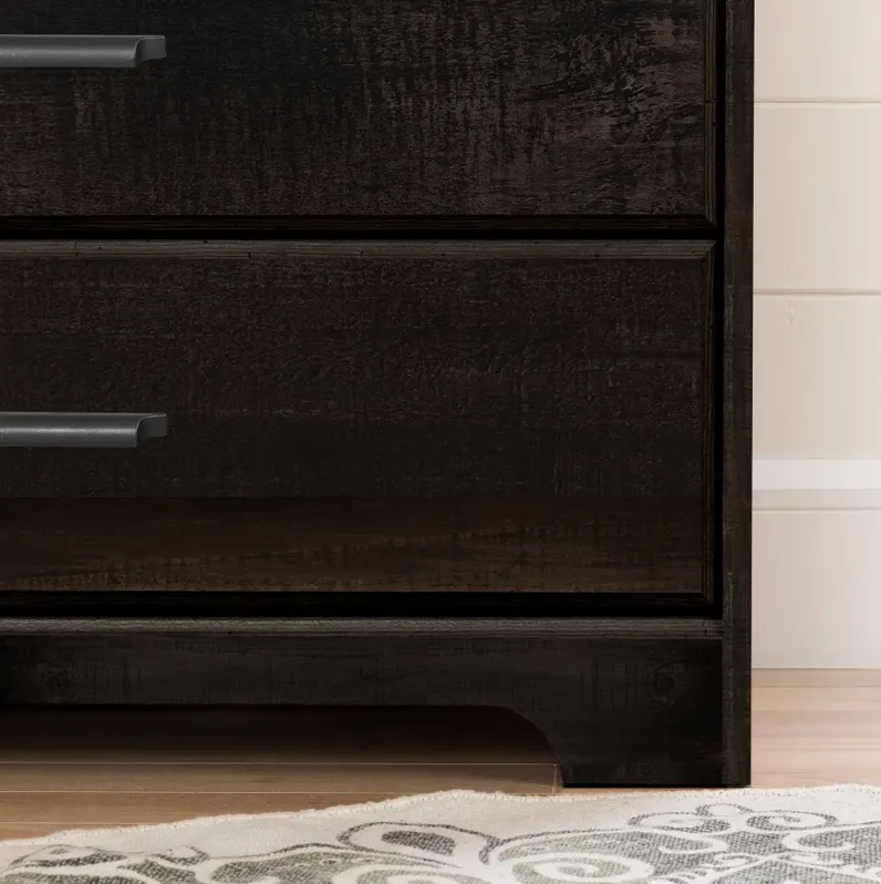 Versa Classic Rubbed Black Dresser - South Shore