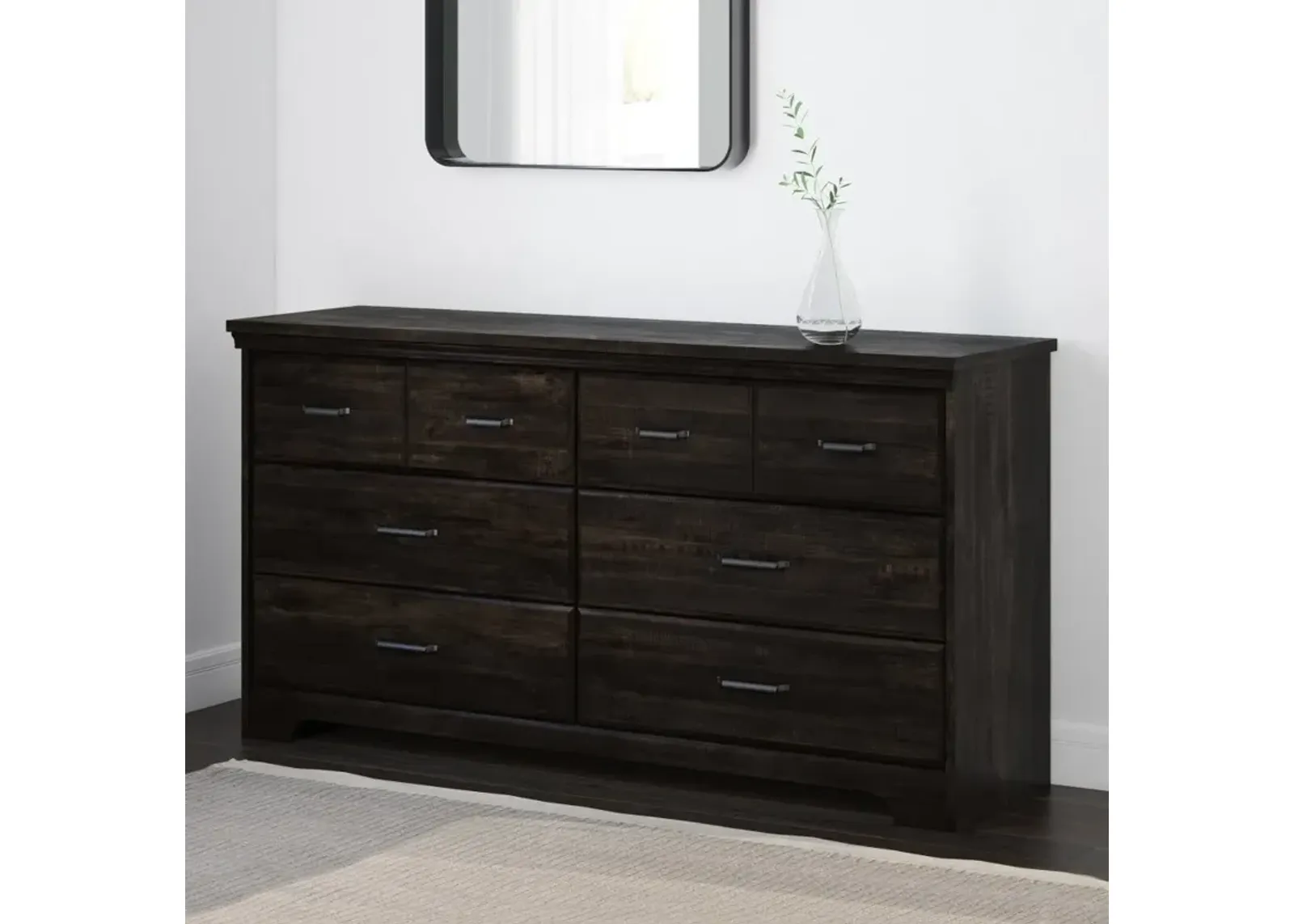 Versa Classic Rubbed Black Dresser - South Shore