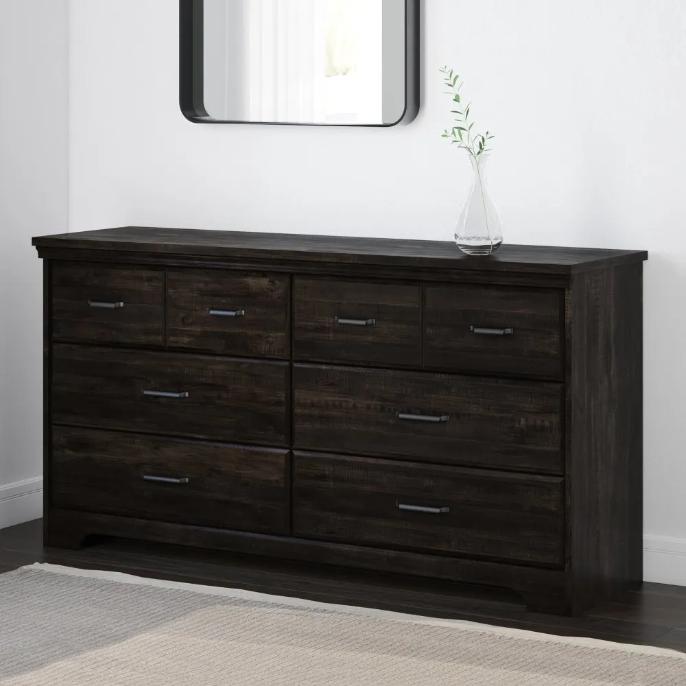 Versa Classic Rubbed Black Dresser - South Shore