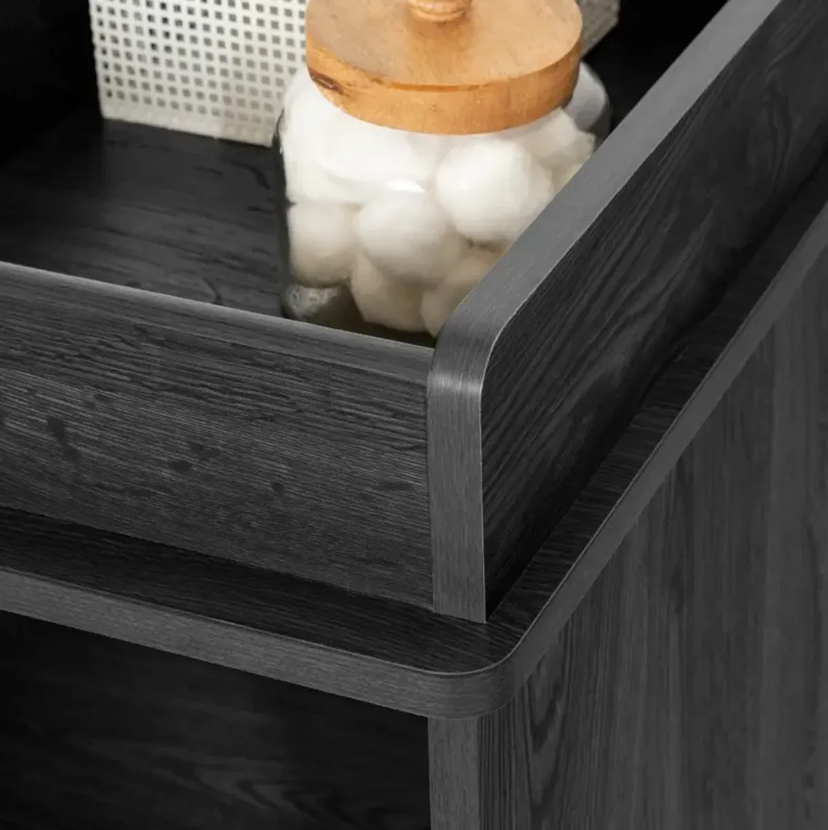 Tassio Farmhouse Gray Oak Changing Table - South Shore