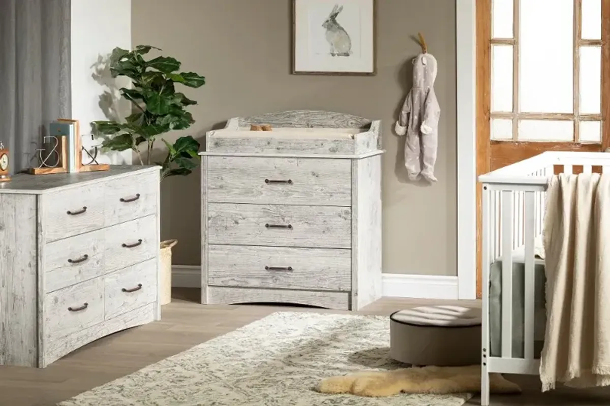 Helson Seaside Pine 6-Drawer Dresser - South Shore