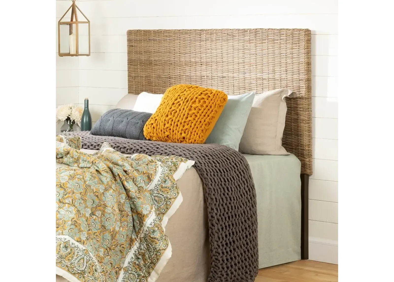 Avilla Rattan Queen Headboard - South Shore