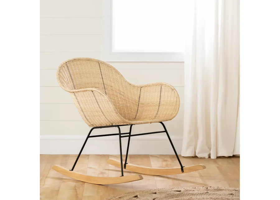 Balka Rattan Rocking Chair - South Shore