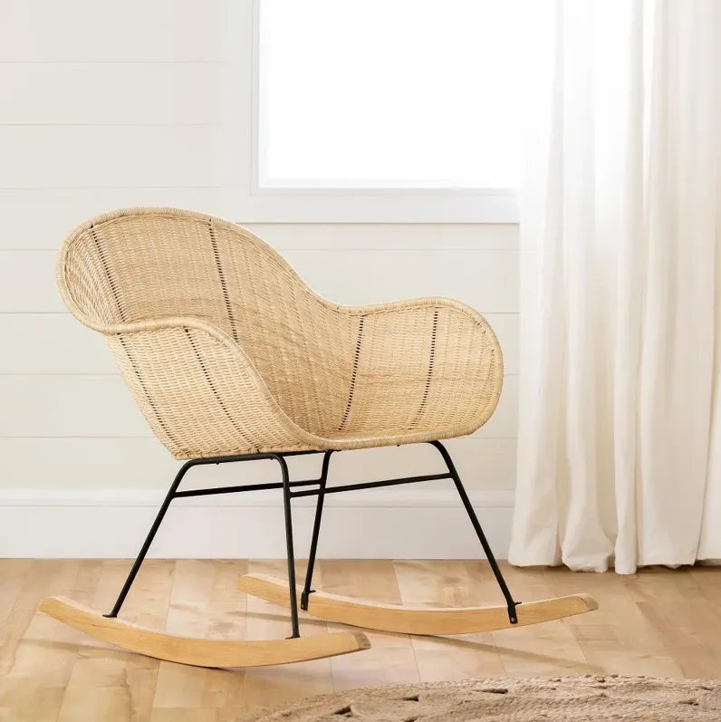 Balka Rattan Rocking Chair - South Shore