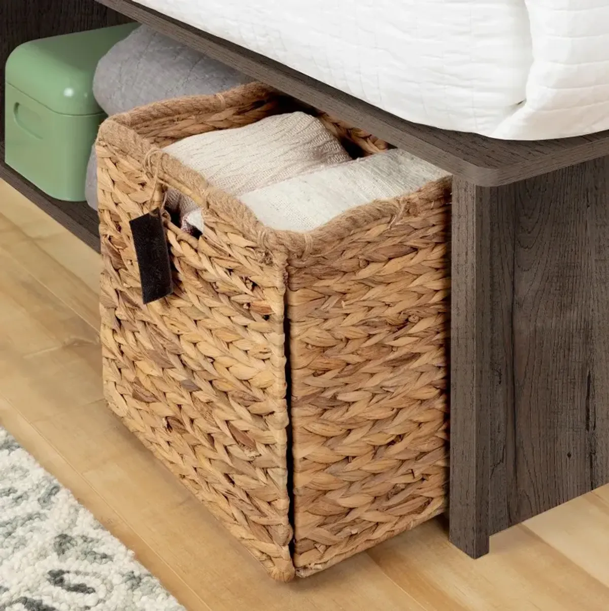 Avilla Fall Oak Storage Bed - South Shore