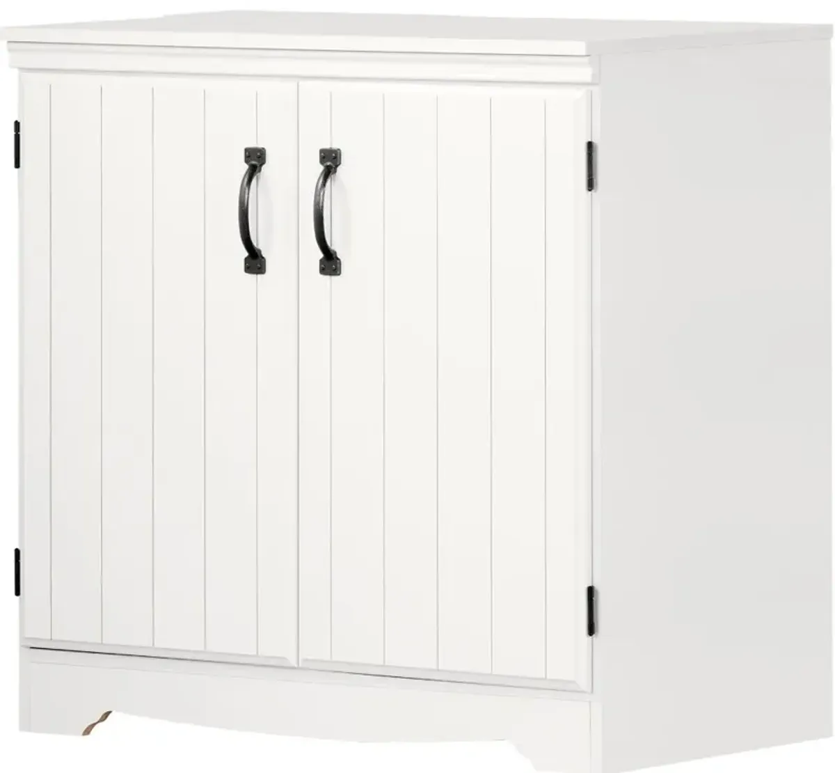 Farnel Pure White 2-Door Storage Cabinet - South Shore