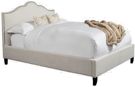 Aster Natural Queen Upholstered Bed