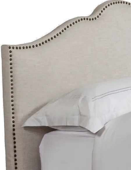 Aster Natural King Upholstered Bed