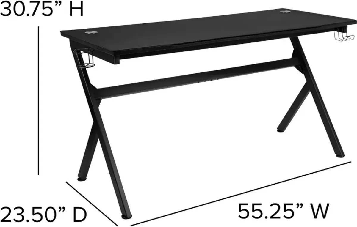 Play Black XL Gaming Desk