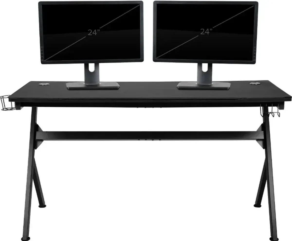 Play Black XL Gaming Desk