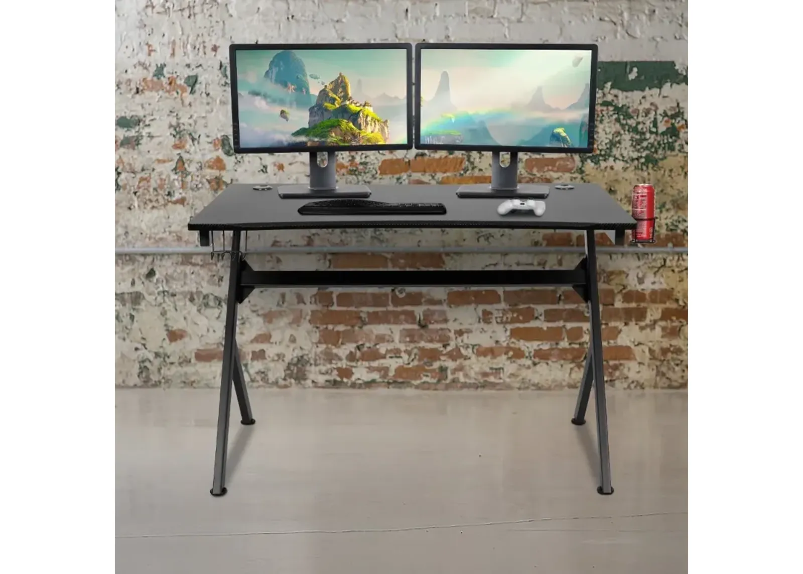 Play Black Gaming Desk