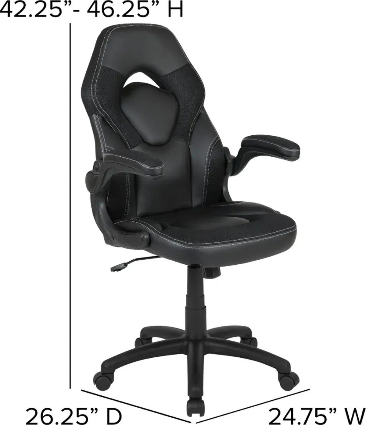 X10 Black Gaming Swivel Chair