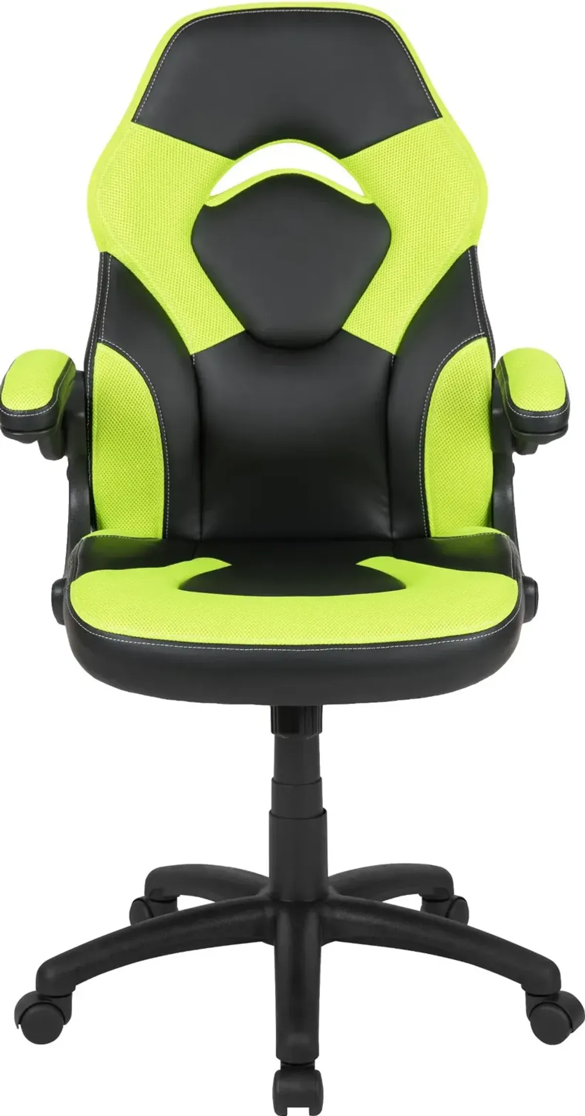 X10 Green and Black Gaming Swivel Chair