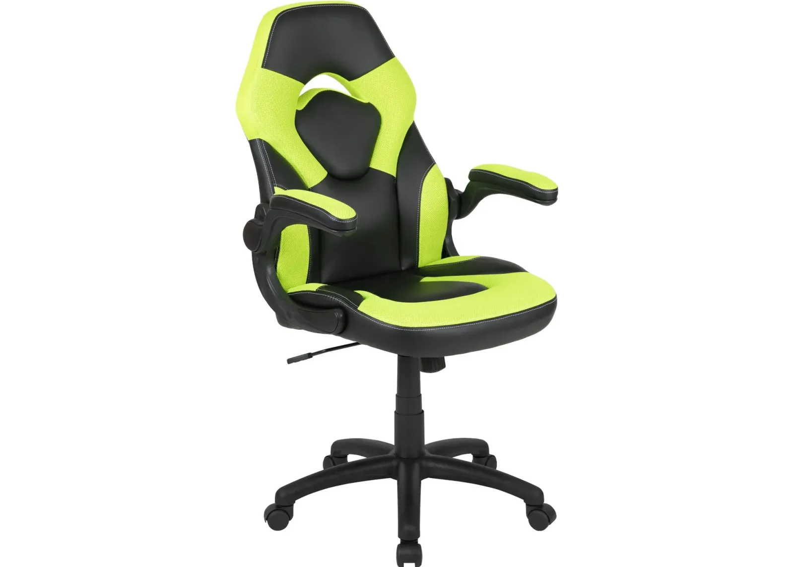 X10 Green and Black Gaming Swivel Chair