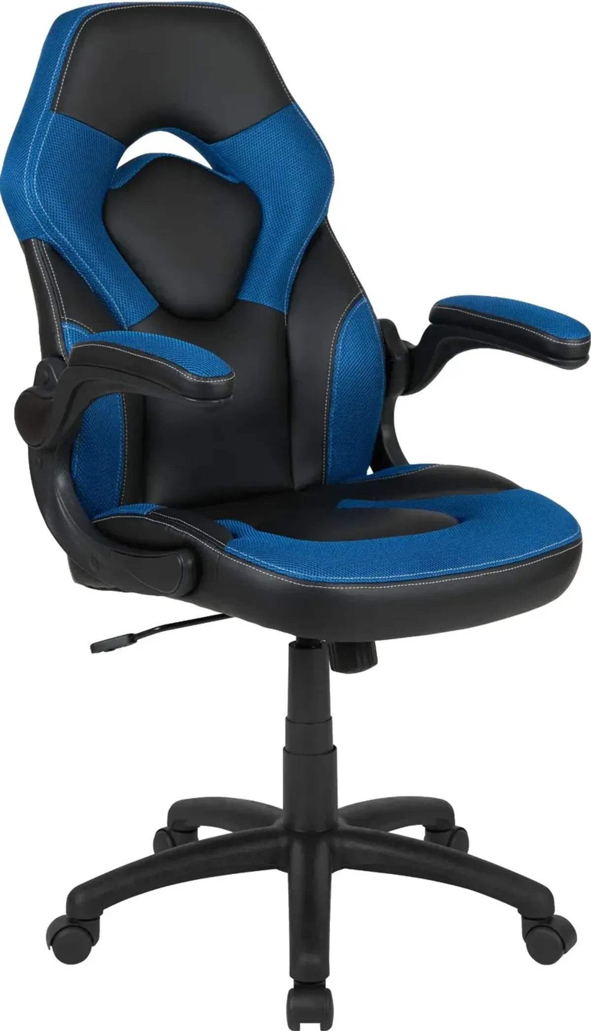 X10 Blue and Black Gaming Swivel Chair