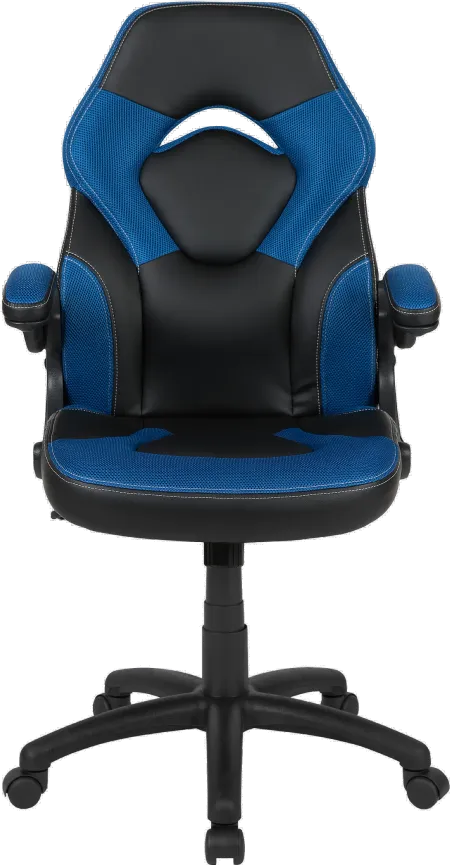 X10 Blue and Black Gaming Swivel Chair