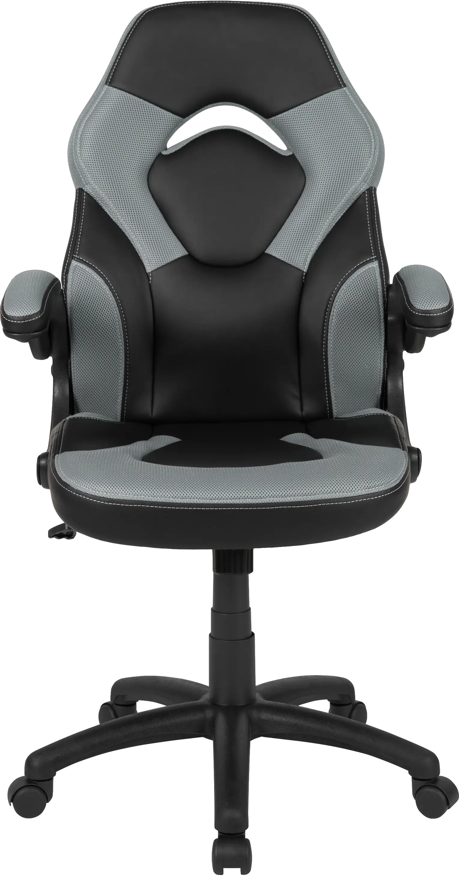 X10 Gray and Black Gaming Swivel Chair