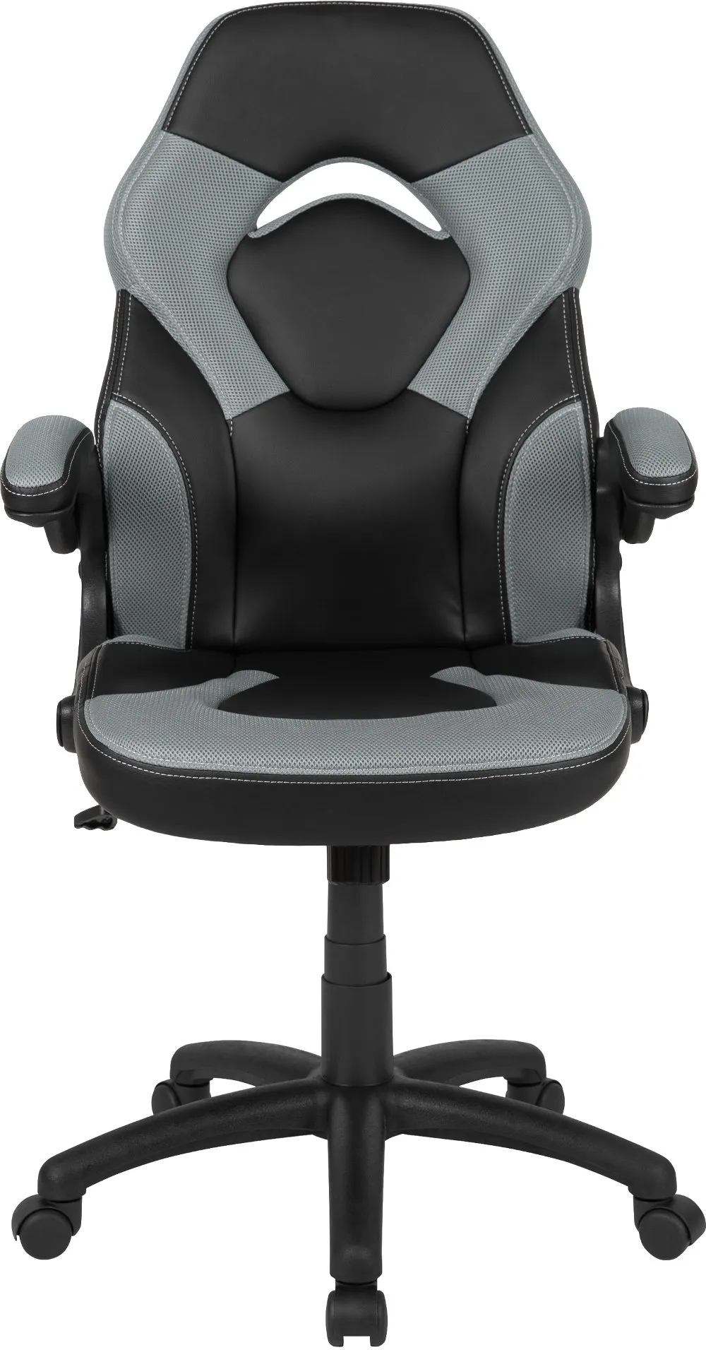 X10 Gray and Black Gaming Swivel Chair