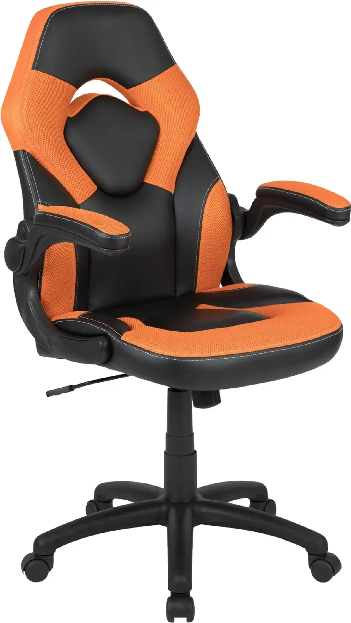 X10 Orange and Black Gaming Swivel Chair