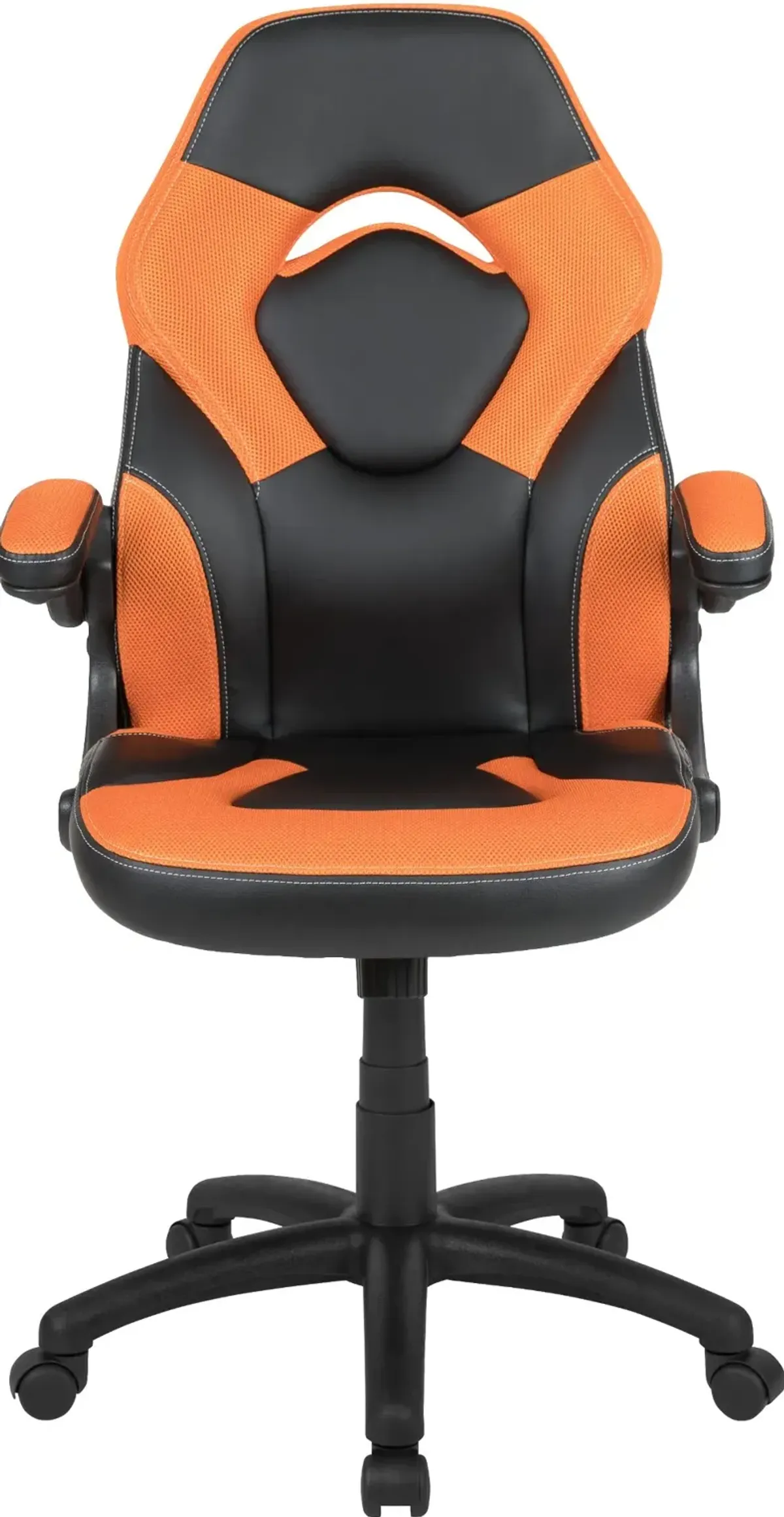 X10 Orange and Black Gaming Swivel Chair