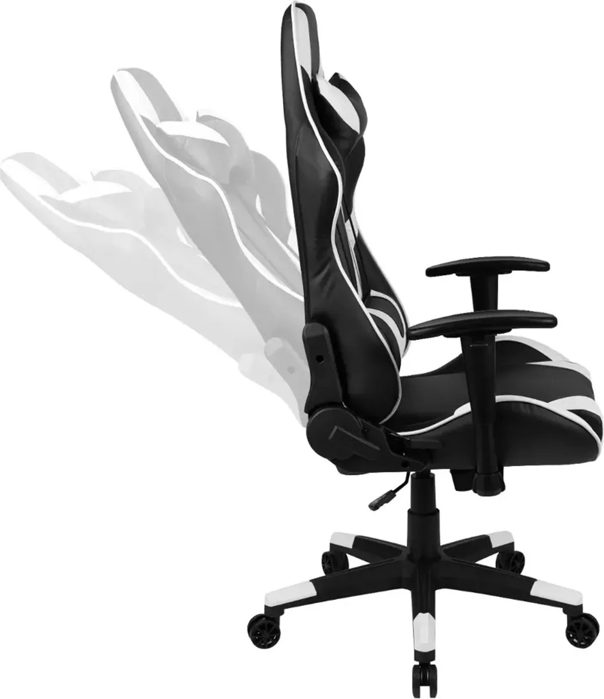 X20 White and Black Gaming Swivel Chair