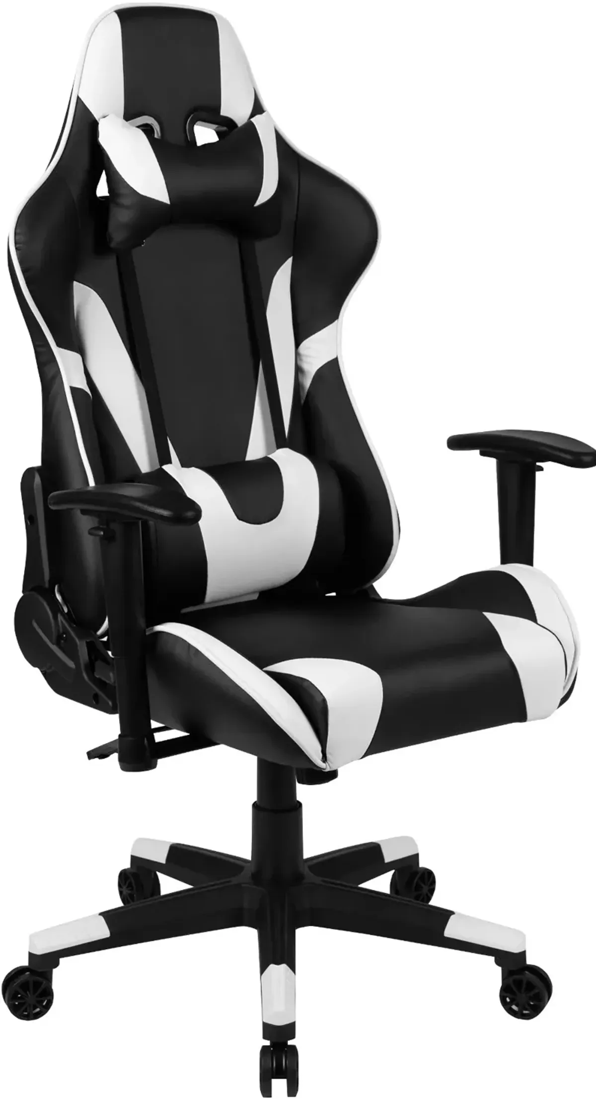 X20 White and Black Gaming Swivel Chair