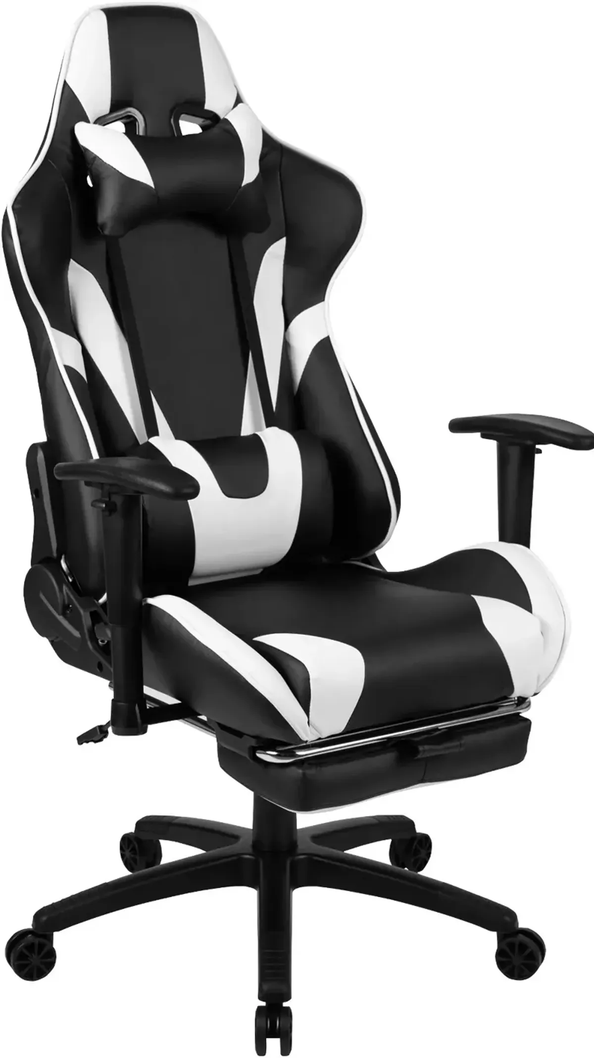 X30 White and Black Gaming Swivel Chair