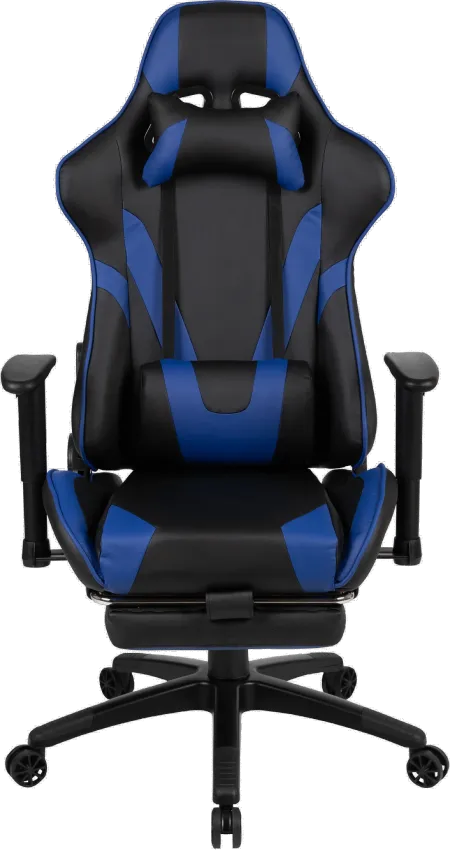 X30 Blue and Black Gaming Swivel Chair