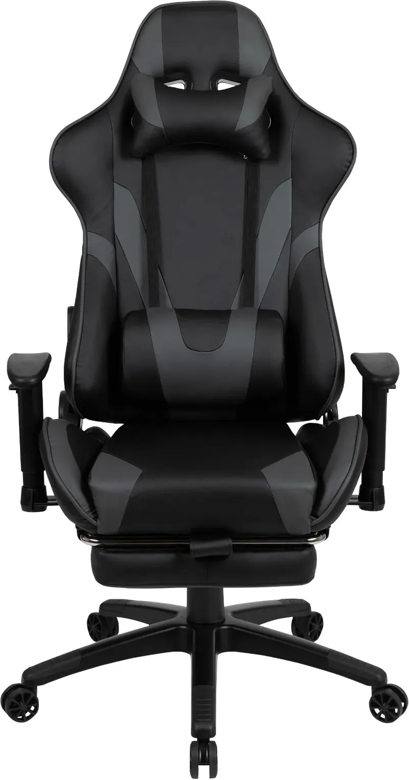 X30 Gray and Black Gaming Swivel Chair