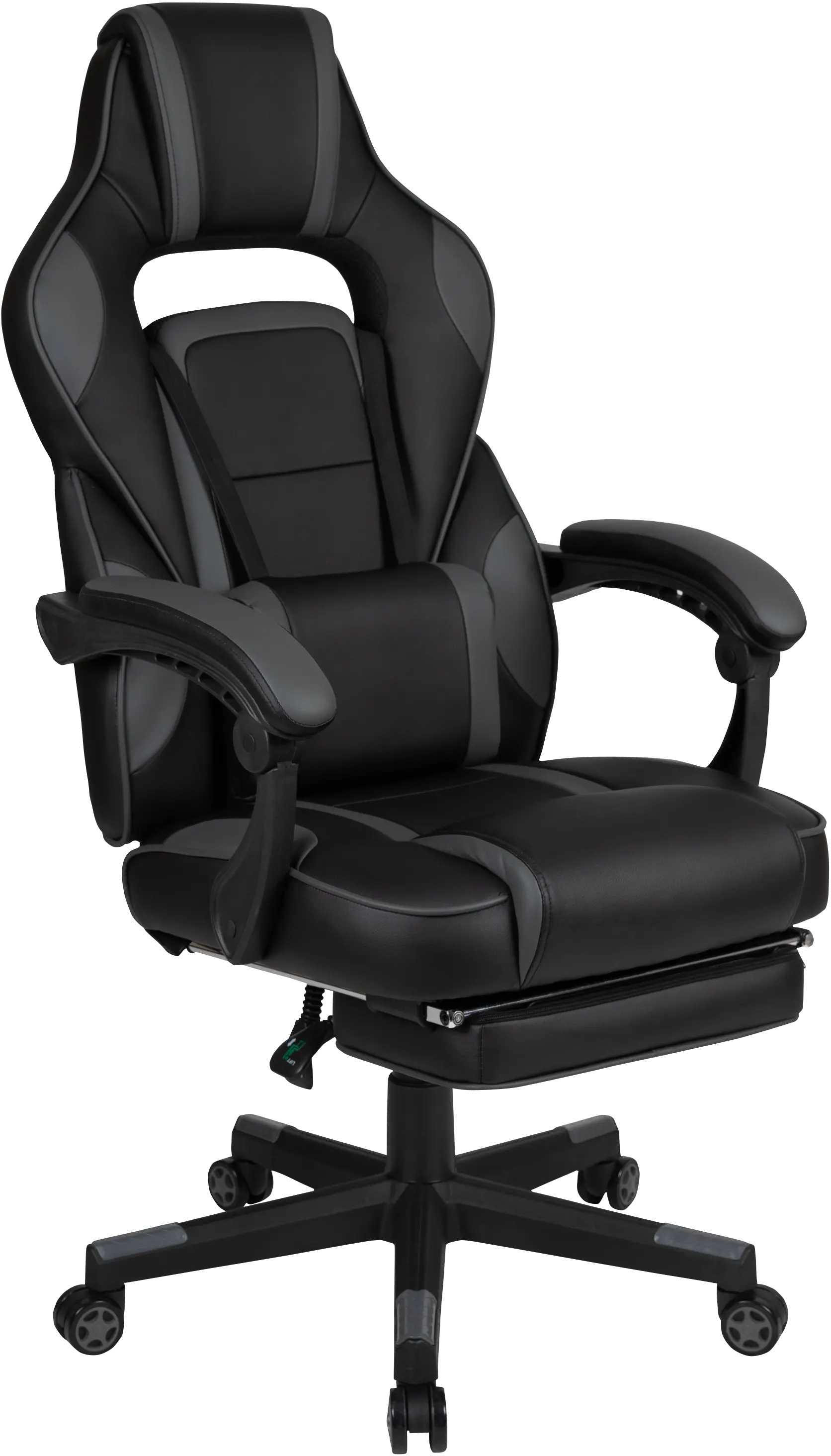 Gray and Black Gaming Swivel Chair - X40