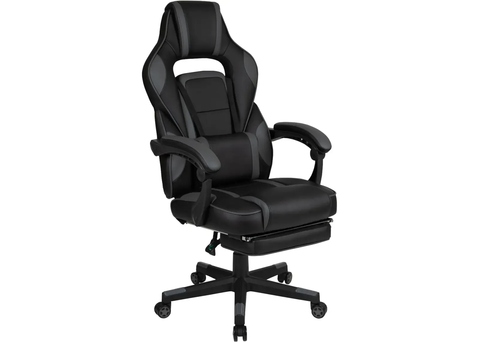 Gray and Black Gaming Swivel Chair - X40