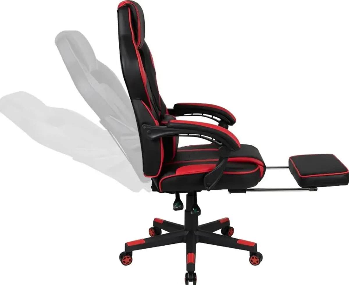 Red and Black Gaming Swivel Chair - X40