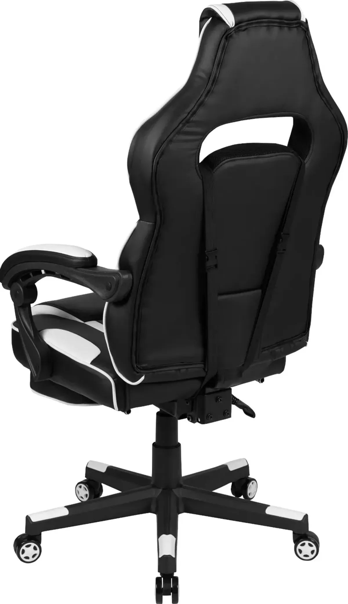 White and Black Gaming Swivel Chair - X40