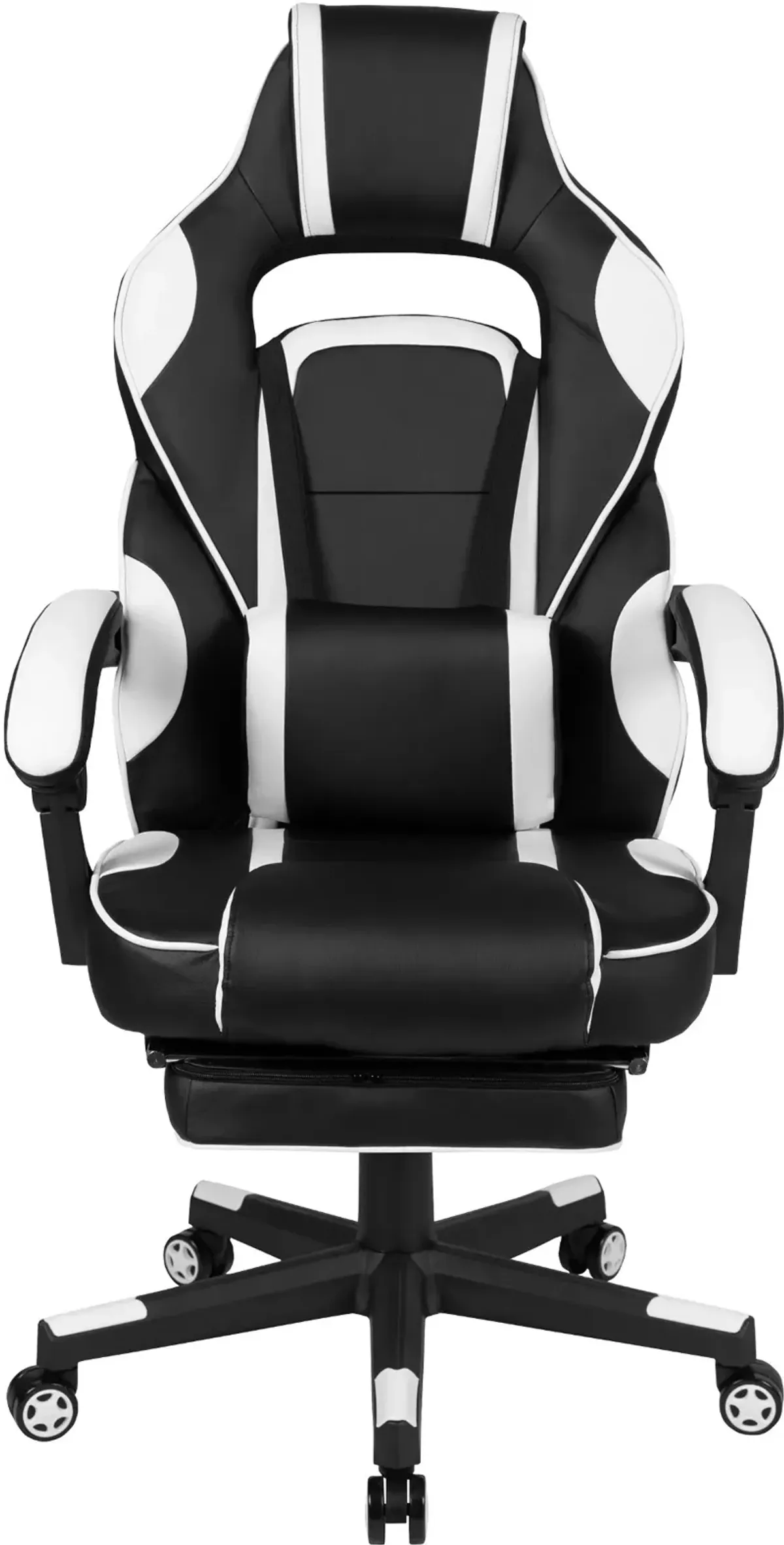 White and Black Gaming Swivel Chair - X40