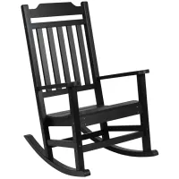 All-Weather Black Rocking Chair | Furniture.com