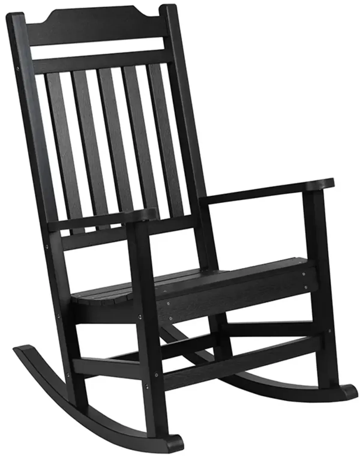 All-Weather Black Rocking Chair