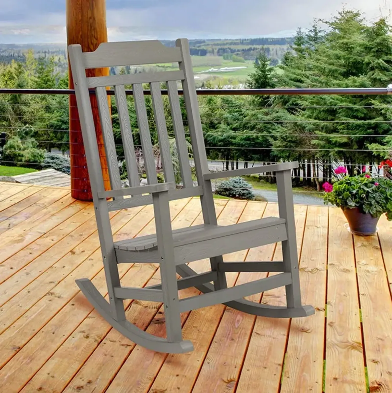 All-Weather Rocking Chair - Gray