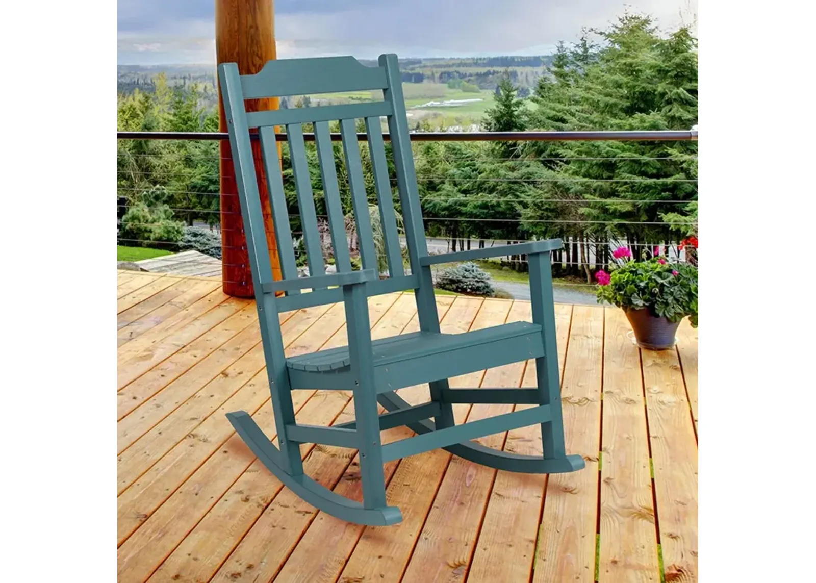 All-Weather Rocking Chair - Teal