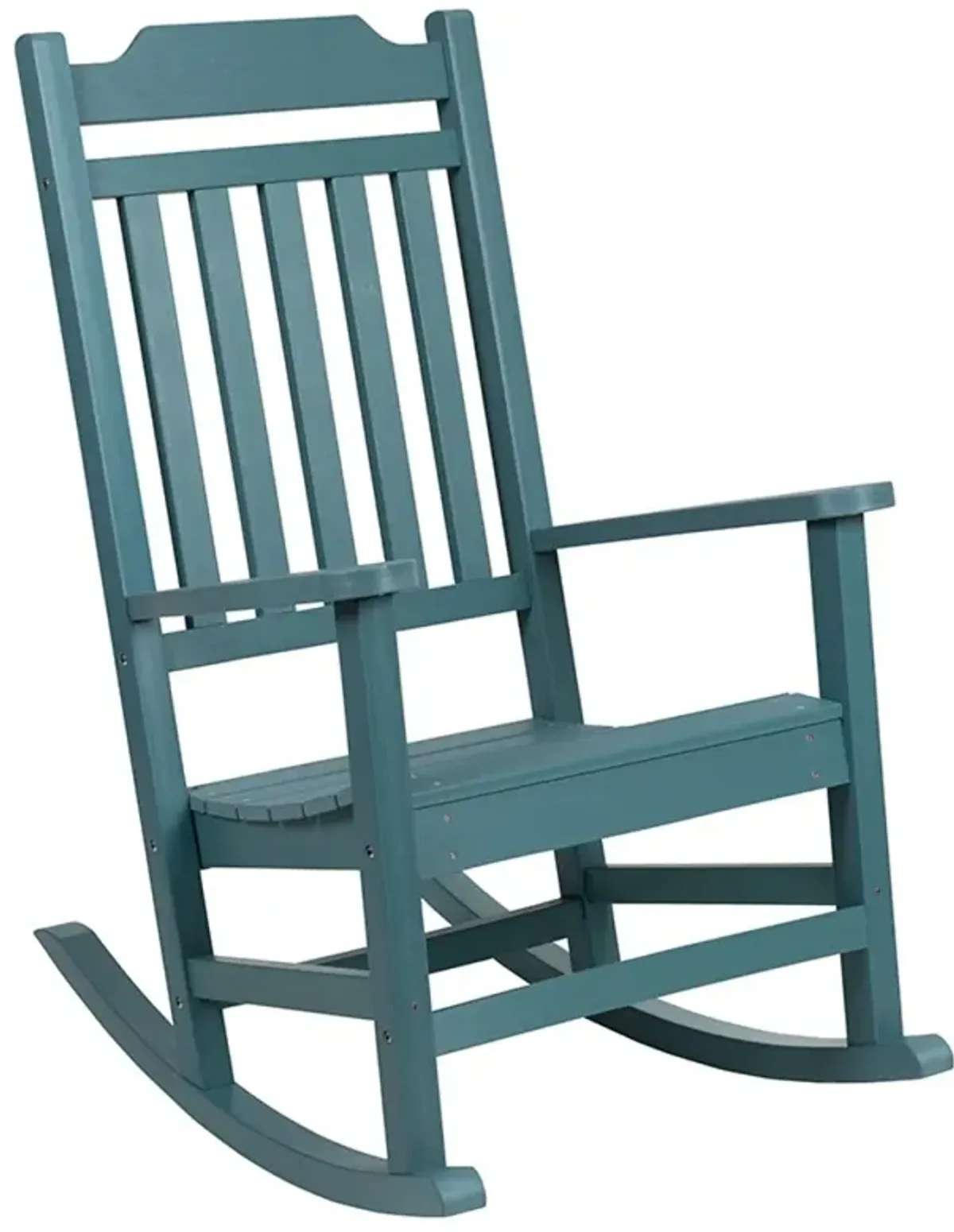 All-Weather Green Rocking Chair