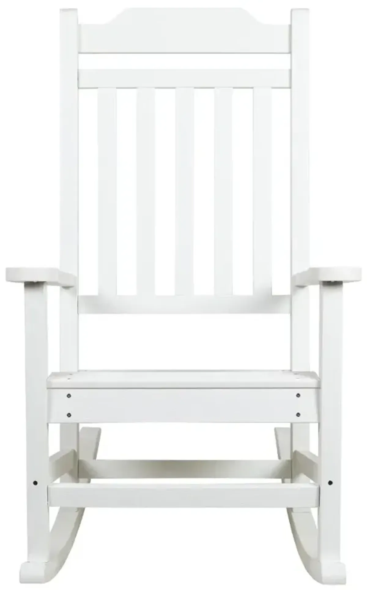 All-Weather White Rocking Chair