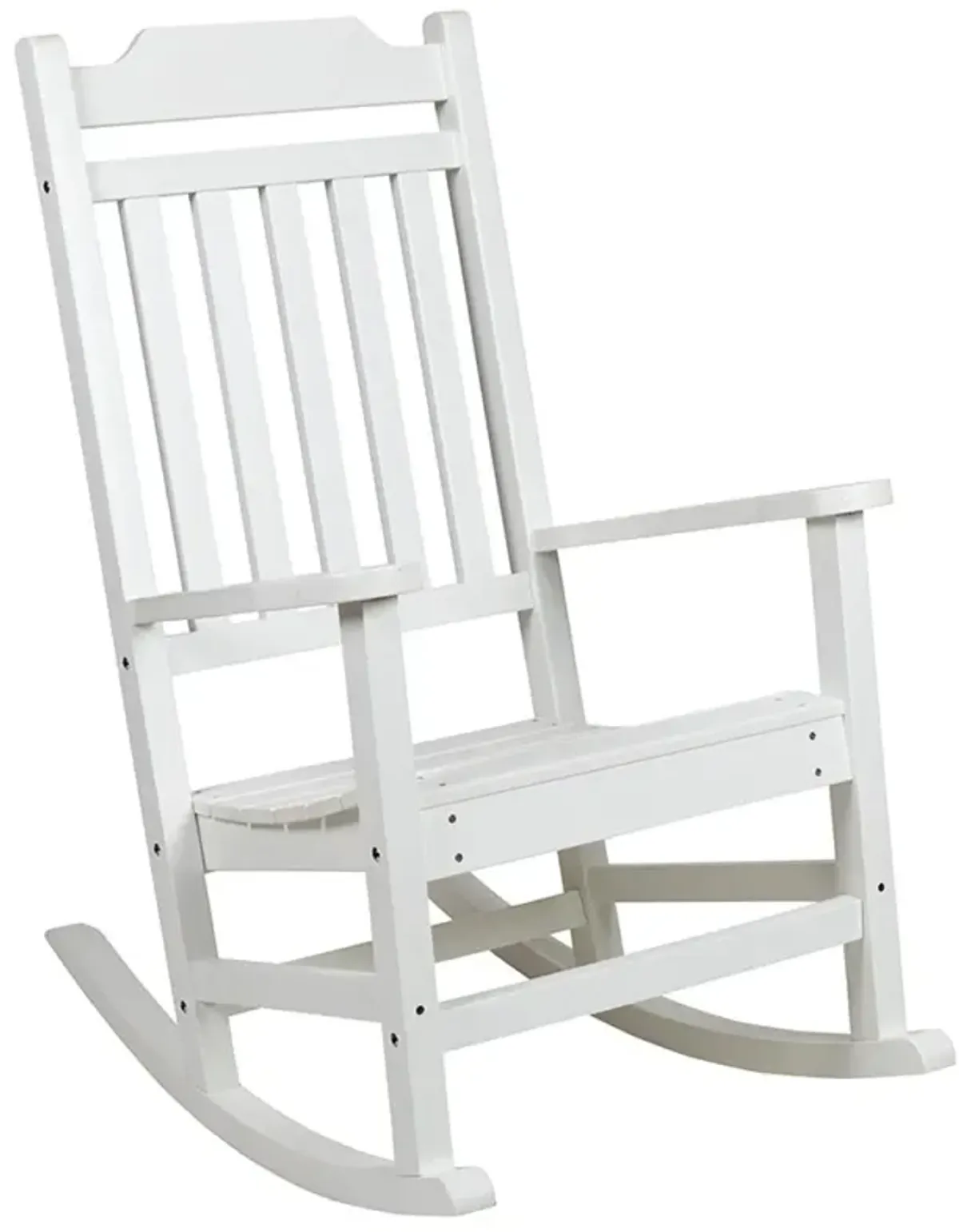 All-Weather White Rocking Chair