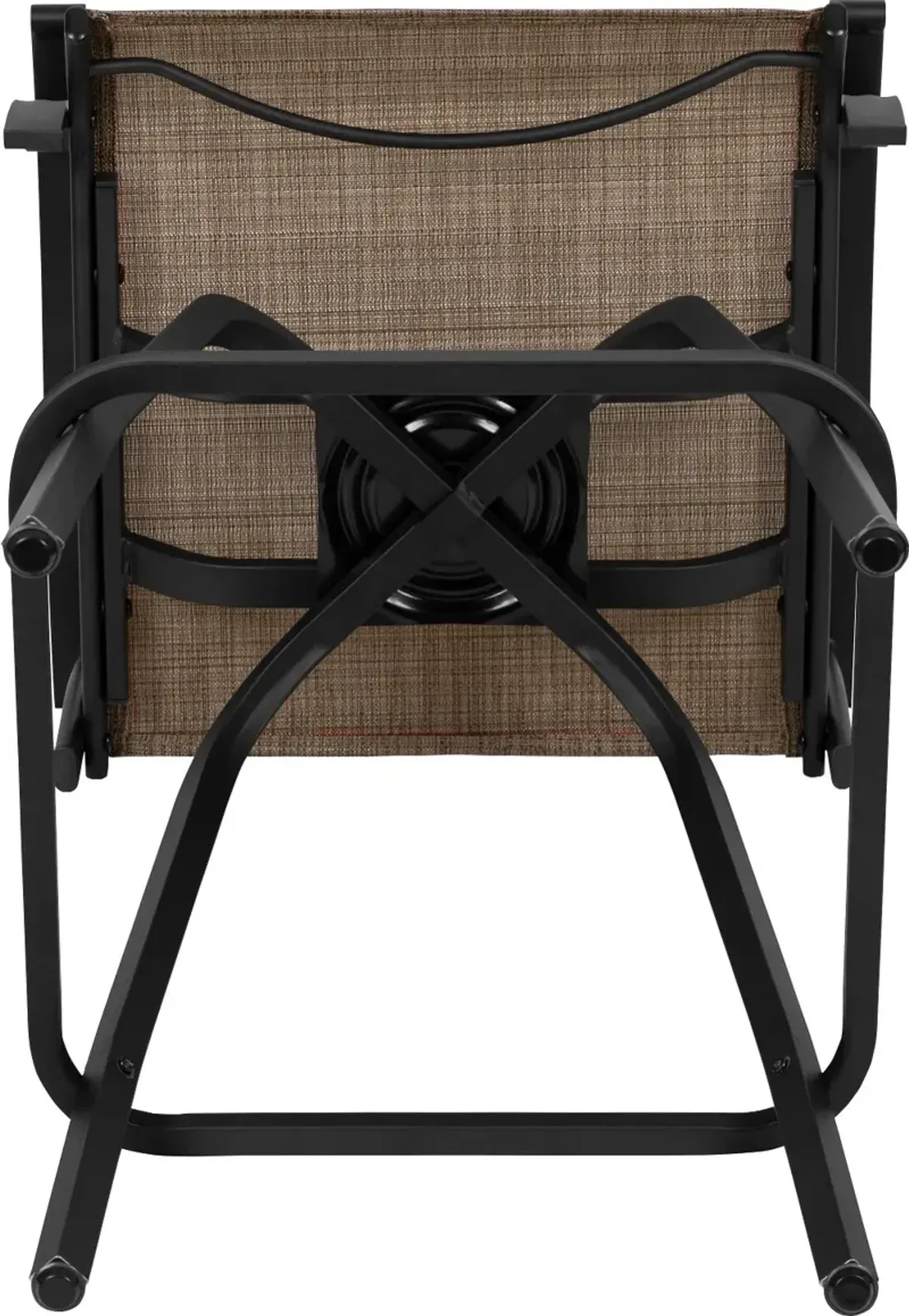 Wren Brown Bar Height Patio Stools - Set of 2