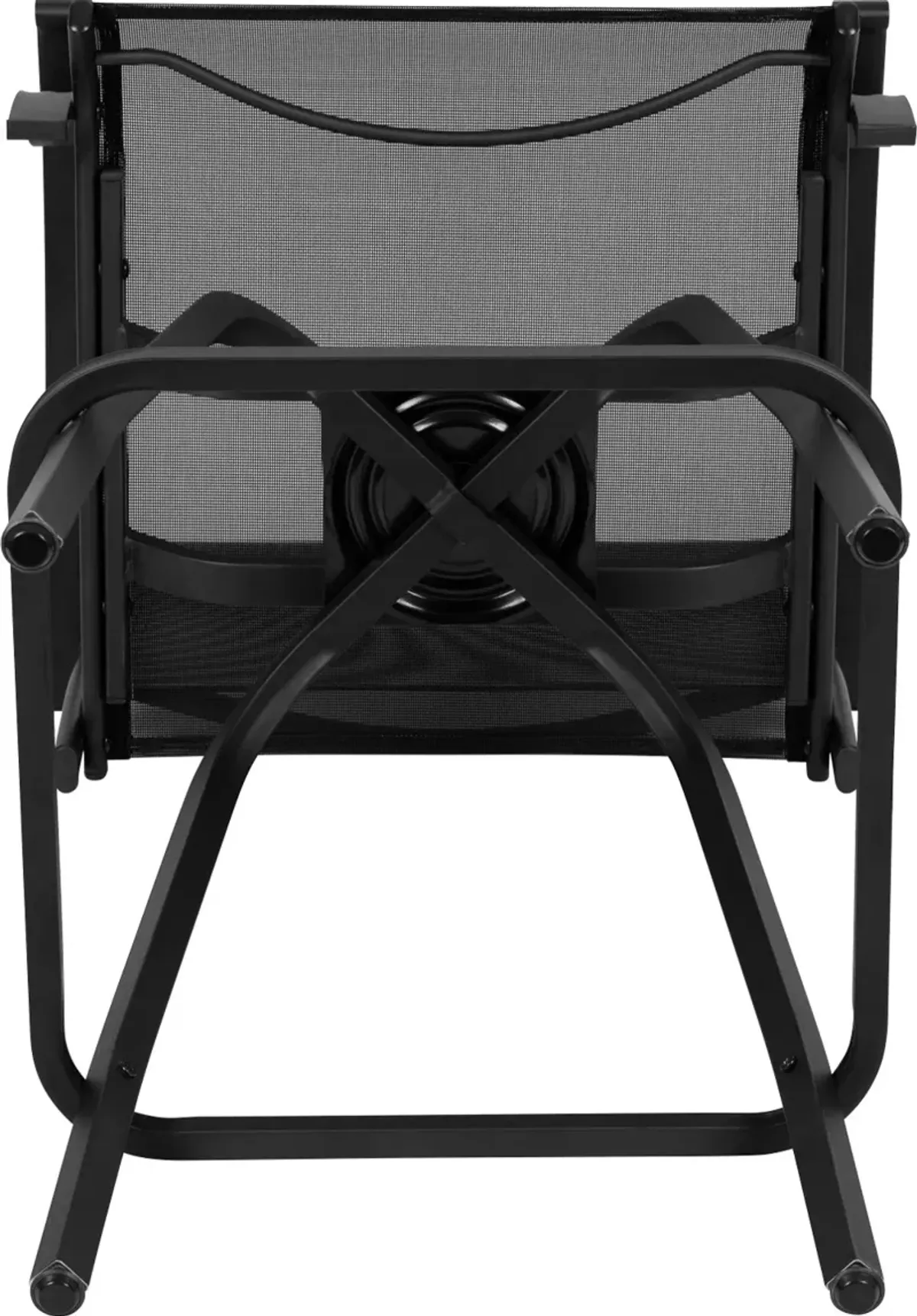 Wren Black Bar Height Patio Stools - Set of 2