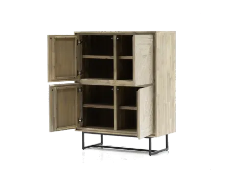 Luna Natural Storage Cabinet