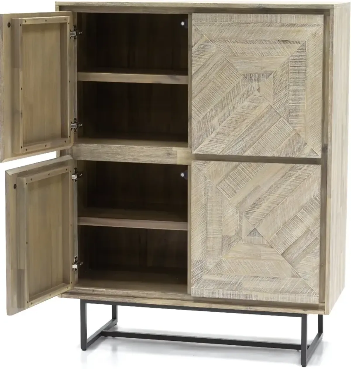 Luna Natural Storage Cabinet