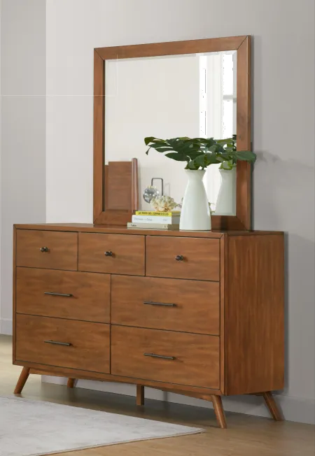 Robin Mid-Century Modern Brown Dresser