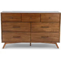Robin Mid-Century Modern Brown Dresser